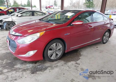 2013 Hyundai Sonata Hybrid Limited из США, поврежденный, VIN KMHEC4A41DA067322